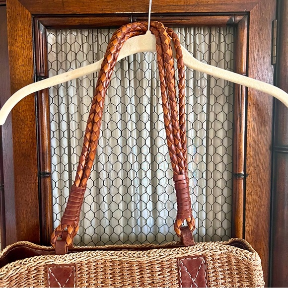 Vintage Inge Sport Rattan Woven Shoulder Bag - Picture 4 of 9
